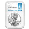 Image 1 : 2020 Silver American Eagle MS-70 NGC (First Day of Issue)