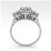 Image 3 : 2 ctw Past Present Future VS/SI Princess Diamond Ring 18k White Gold