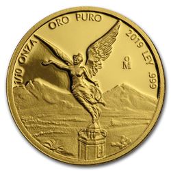 2019 Mexico 1/10 oz Proof Gold Libertad