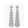 Image 1 : 8.13 ctw Diamond Earrings 18K White Gold