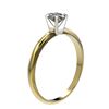 Image 3 : 0.50 ctw Certified VS/SI Quality Oval Diamond Engagment Ring 10k Yellow Gold