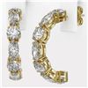 Image 3 : 3.64 ctw Diamond Designer Earrings 18K Yellow Gold