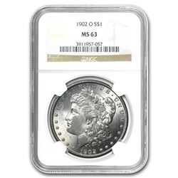 1902-O Morgan Dollar MS-63 NGC