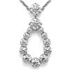 Image 1 : 1.66 ctw Diamond Designer Necklace 18K White Gold