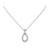 Image 2 : 1.66 ctw Diamond Designer Necklace 18K White Gold