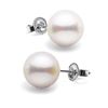 Image 1 : White Elite Collection Pearl Earrings, 8.0-8.5mm