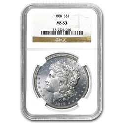 1888 Morgan Dollar MS-63 NGC