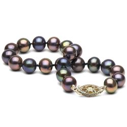 Black Freshwater Pearl Bracelet, 7.5-8.0mm