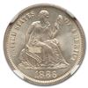 Image 2 : 1886 Liberty Seated Dime MS-66 NGC