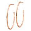 Image 2 : 14k Rose Gold Polished Post Dangle Earrings - 2 mm