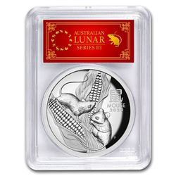 2020 Australia 5 oz Silver Mouse HR PR-70 DCAM (FS, Red Label)