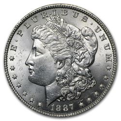 1887 Morgan Dollar BU