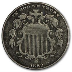 1882 Shield Nickel VF