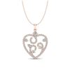 Image 1 : 1.15 ctw Micro Pave VS/SI Diamond Designer Designer 14k Rose Gold