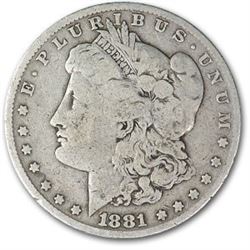 1881 Morgan Dollar VG/VF