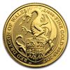 Image 1 : 2017 Great Britain 1/4 oz Gold Queen's Beasts The Dragon