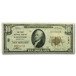 1929 Type 2 $10 Hartford, CT VF (CH#121)