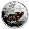 Image 1 : 2019 Niue 1 oz Silver $2 Colorized Lunar Year of the Pig