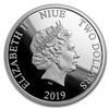 Image 2 : 2019 Niue 1 oz Silver $2 Colorized Lunar Year of the Pig