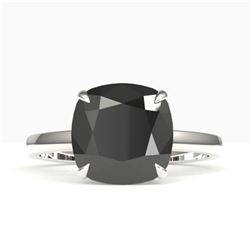 6 ctw Black Diamond Designer Engagment RNG 18k White Gold