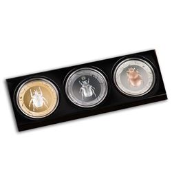 2017 Cook Islands 3-Coin Silver Desert Heat Scarab Selection II