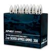 Image 1 : 2 oz Silver Bullet - .308 Caliber 10-Count Range Pack