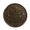 Image 2 : 1864 Two Cent Piece Small Motto AU-50 NGC
