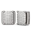 Image 2 : 3.26 ctw Diamond Earrings 18K White Gold