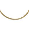 Image 1 : 14k Yellow Gold Stretch Mesh Necklace - 17.5 in.