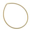 Image 2 : 14k Yellow Gold Stretch Mesh Necklace - 17.5 in.