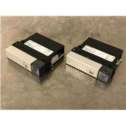 (2) ALLEN BRADLEY 1756-EN2T ETHERNET BRIDGE MODULE