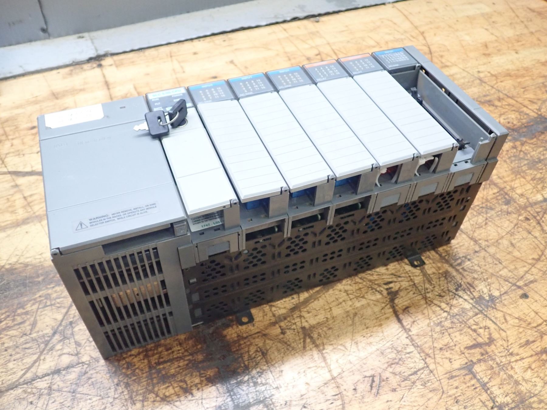 Allen-Bradley SLC 500 7-Slot Rack with Modules