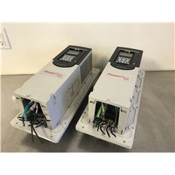 (2) ALLEN BRADLEY 20G11 F D 8P0 AA0NNNNN SER A VARIABLE SPEED DRIVE