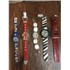 Image 2 : GROUP OF 10 NEW WATCHES-STRAP/BRACELET STYLES *need new watch batteries