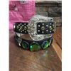 Image 3 : GROUP OF 3 WESTERN BLING BELTS PLUS A COWGIRL FINESS TOTE BAG*BELT MAY HAVE DEFECTS IN SOME STONES B