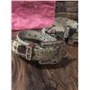 Image 2 : GROUP OF 3 WESTERN BLING BELTS PLUS A COWGIRL FINESS TOTE BAG*BELT MAY HAVE DEFECTS IN SOME STONES B
