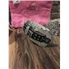 Image 2 : GROUP OF 3 WESTERN BLING BELTS PLUS A COWGIRL FINESS TOTE BAG*BELT MAY HAVE DEFECTS IN SOME STONES B