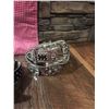 Image 3 : GROUP OF 3 WESTERN BLING BELTS PLUS A COWGIRL FINESS TOTE BAG*BELT MAY HAVE DEFECTS IN SOME STONES B