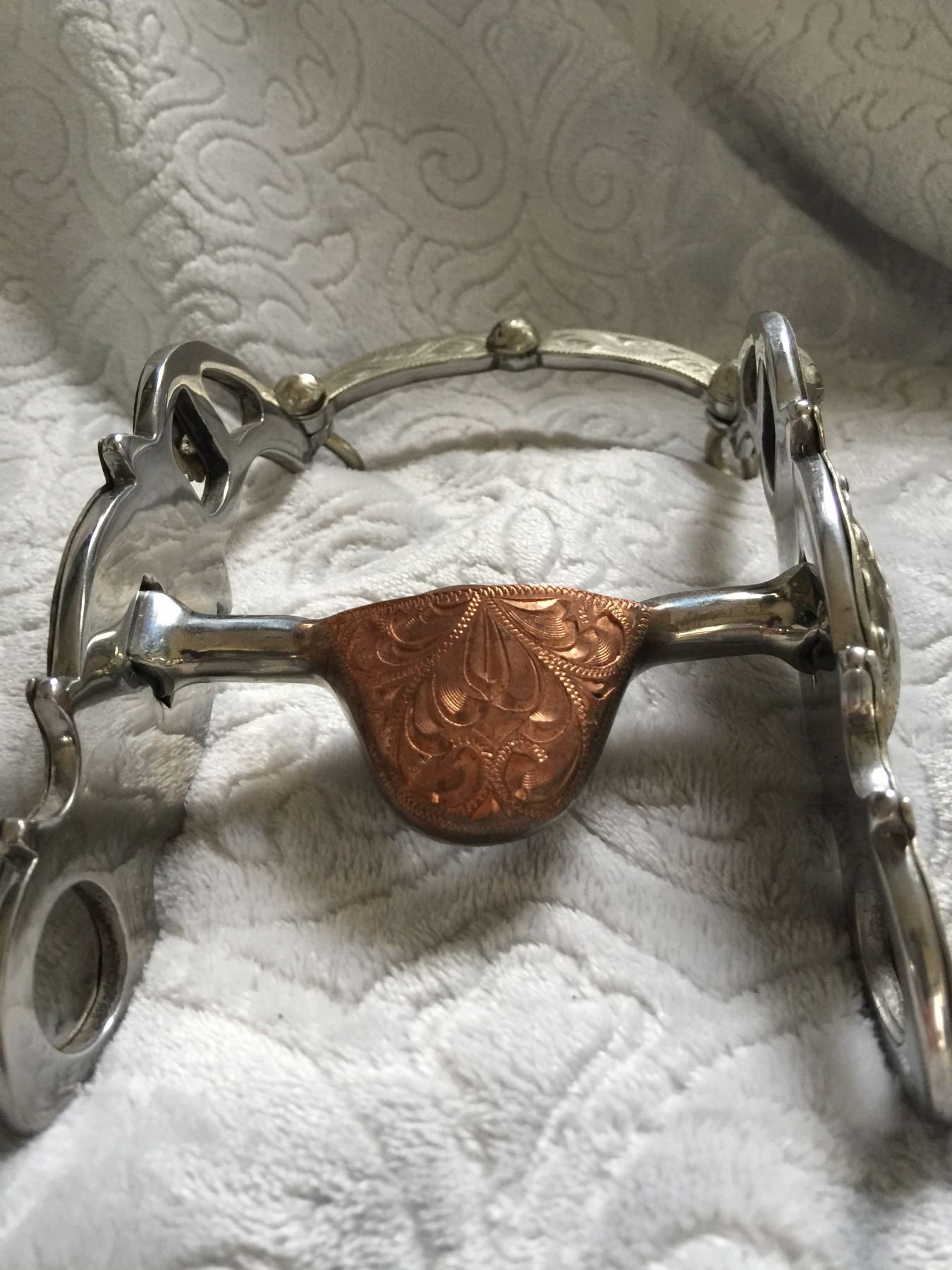 MINI SHOW BIT/ SILVER SCROLLED/4