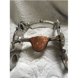 MINI SHOW BIT/ SILVER SCROLLED/4"X8"