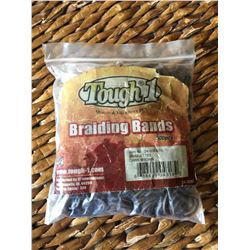DARK BROWN BRAIDING BANDS/500 PCS