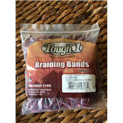MED BROWN CHESTNUT Braiding bands/500pcs per package