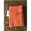 Image 2 : ORANGE CELL PHONE PURSE/TOOLED POCKET/STUDDED DESIGN/8"X6"/SINGLE STRAP/CELL PHONE POCKET ON BACK WI
