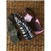 Image 1 : GROUP OF THREE HEADBANDS/ZEBRA, PINK COW PRINT,LEOPARD PRINTS/STRETCH BACK BAND