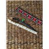Image 1 : GROUP OF 2/ PEARL BEADED HEAD/HAT BAND, MULTI RED,BROWN AND BLACK BEADED HAT/HEADBAND
