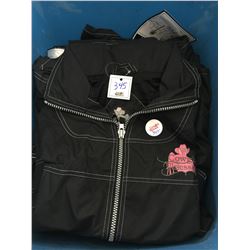 BLACK JACKET BY DAVID SMITH/3 IN 1 FROM THE PAKOLOGY PEOPLE.SIZE M/FITS BIG/TURNS INTO A TOTE