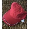 Image 2 : GROUP OF 3 HATS/PINK BASEBALL CAP WITH TURQ AZTEC DESIGN,RED BLING BASEBALL CAP,TAN ORIGINAL COWGIRL