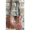 Image 1 : CUSTOM LEATHER COWBOY BOOT PURSE, DOUBLE STRAPS, ONE OF A KIND