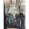 Image 1 : CUSTOM LEATHER COWBOY BOOT PURSE, SINGLE STRAP, ONE OF A KIND, BLACK