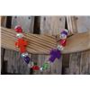Image 1 : SISSY & ME CHUNKY ORANGE, PURPLE,GREEN,RED STONE CHUNKY NECLACE/9"